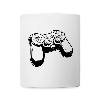 Dessin de manette de jeu - Mug blanc - blanc - Devant