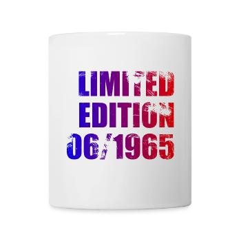 60e anniversaire Edition limitée 06/1965 - Mug blanc - blanc - Devant