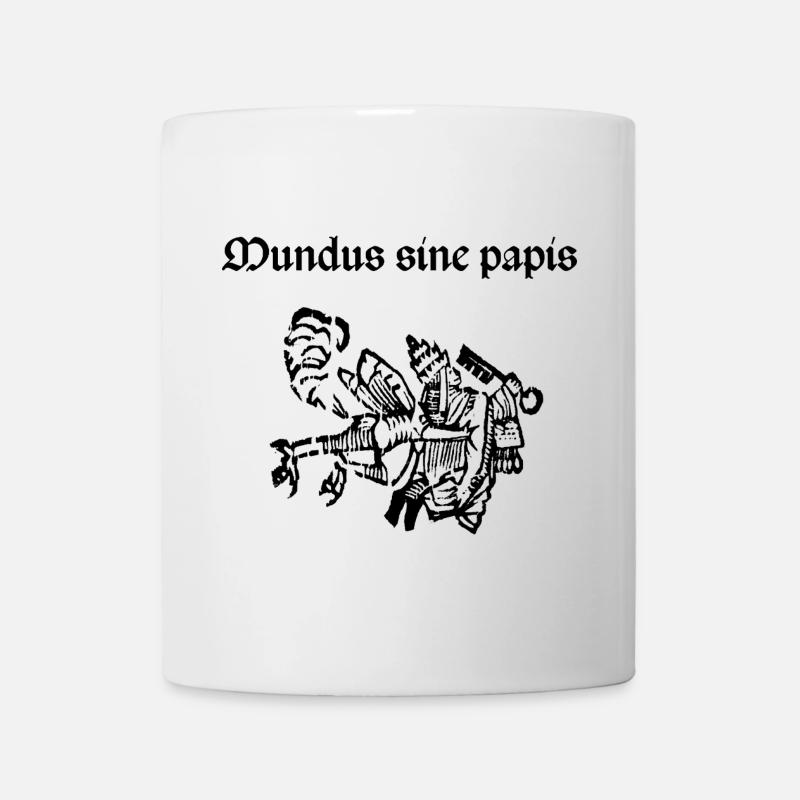 Mundus sine papis - Tasse - Weiß