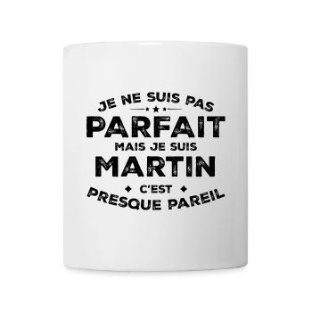 Martin Un Prénom, Une Attitude L’Humour Martin - Mug blanc - blanc - Devant