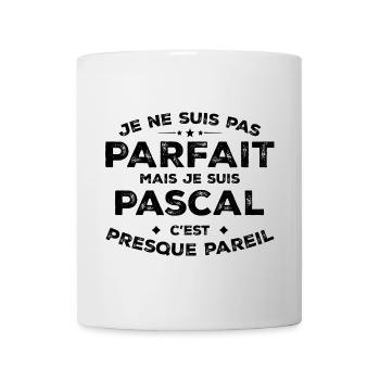Pascal Un Prénom, Une Attitude L’Humour Pascal - Mug blanc - blanc - Devant