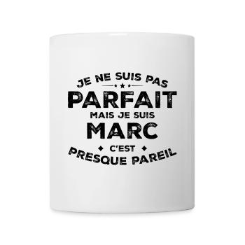 Marc A first name, an attitude Humour Marc - Mug - white - Front