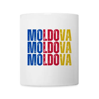 Drapeau moldave, fierté moldave - Mug blanc - blanc - Devant