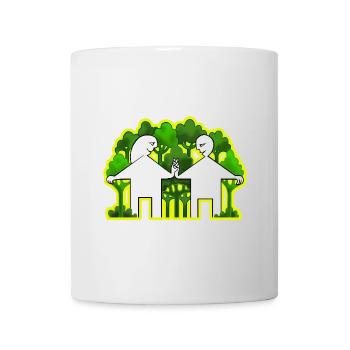 Couple et vie verte - Mug blanc - blanc - Devant
