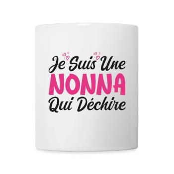 Ich bin eine Nonna, die reißt - Tasse - Weiß - Vorne