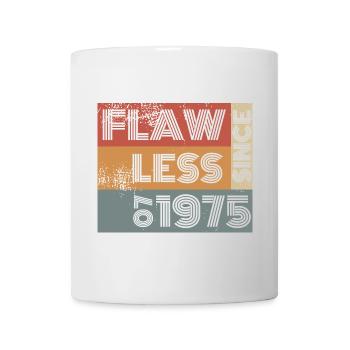 50th Birthday Flawless since 07/1975 - Mug - white - Front