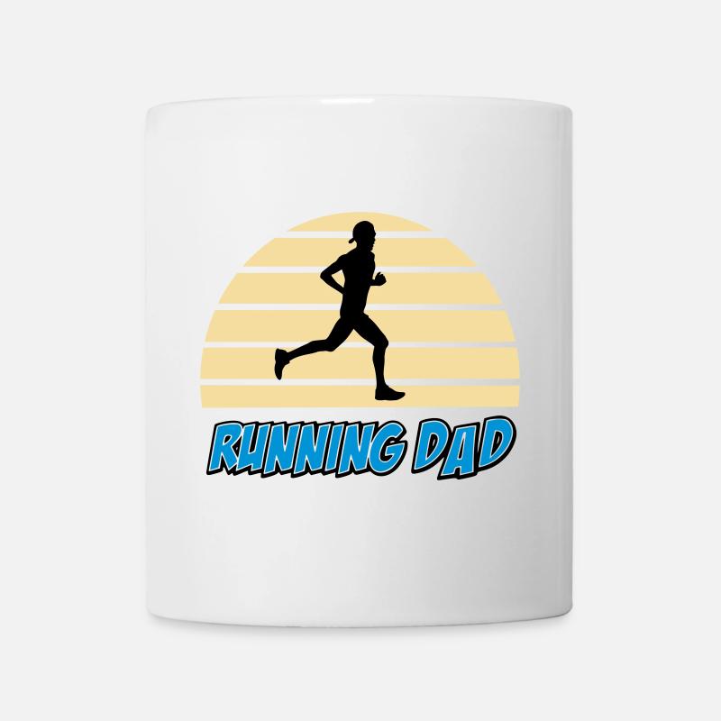 Running dad - Mug blanc - blanc