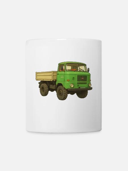 W50 DDR LKW - Tasse - Weiß