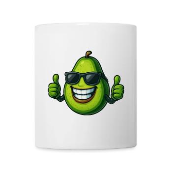 Cool Avocado Thumbs Up Summer Joy Fun - Mug - white - Front