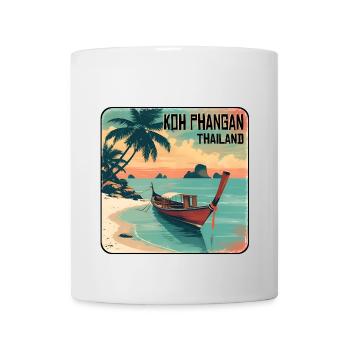 Koh Phangan, Thaïlande - Mug blanc - blanc - Devant
