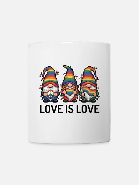 LGBTQ Pride Month - Liebe ist Liebe - Tasse - Weiß