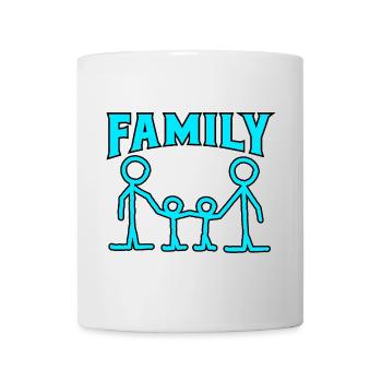 Family pattern. - Mug - white - Front