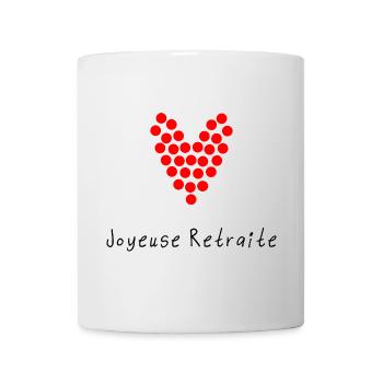 RETRAITE. RETRAITE. RETRAITEE. RETRAITE - Mug blanc - blanc - Devant