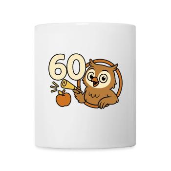 60 Years of Wisdom – Owl Party - Mug - white - Front
