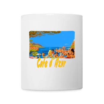Cote d´ Azur - Tasse - Weiß - Vorne