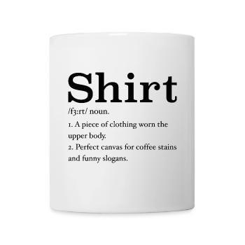 Funny shirt Definition Quirky Definition Design - Mug - white - Front