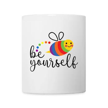 LGBTQ Pride Month - Sei du selbst - Tasse - Weiß - Vorne