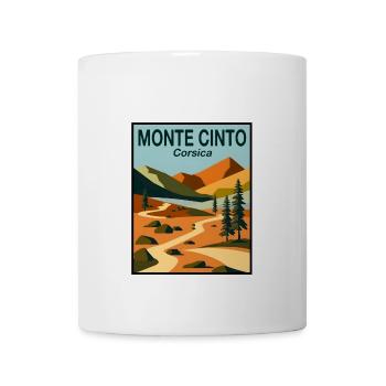 Monte Cinto Korsika - Tasse - Weiß - Vorne