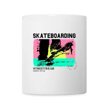 Skateboarding Skate Skater Skateboard Sk8 Vintage - Mug blanc - blanc - Devant