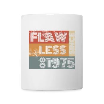 50th Birthday Flawless since 08/1975 - Mug - white - Front