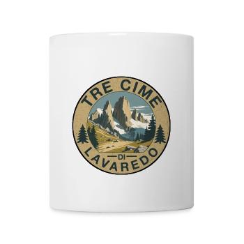 Tri Cime round - Mug - white - Front