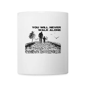 Father & Son – Never Alone - Mug - white - Front