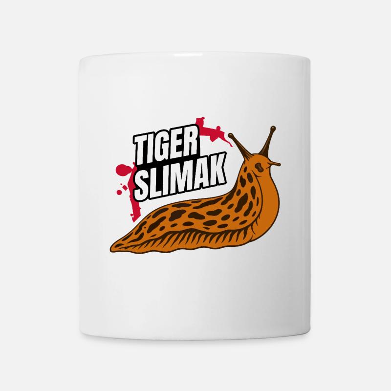 Tiger Ślimak – Das härteste Tier Polens - Tasse - Weiß