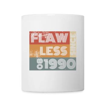 35. Birthday Flawless since 08/1990 - Mug - white - Front