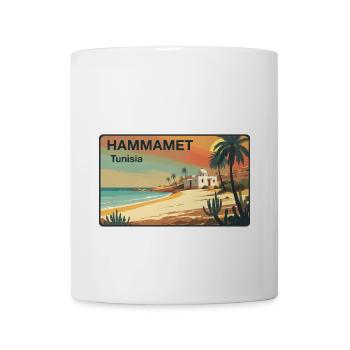Hammamet - Mug blanc - blanc - Devant