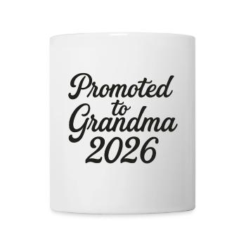 Promoted to Grandma 2026 - Mug - white - Front
