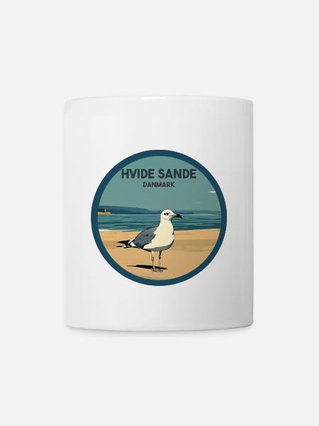 Hvide Sande alternativ Dänemark - Tasse - Weiß