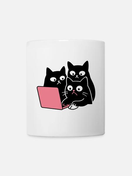 Cute Catcontent - Tasse - Weiß