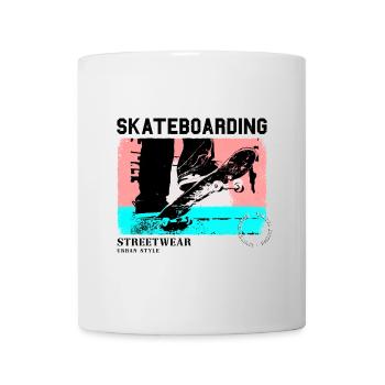 Skateboarding Skate Skater Skateboard Sk8 Vintage - Mug - white - Front