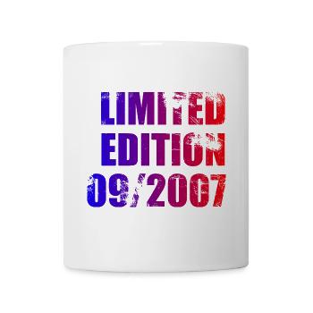 18th Birthday Limited Edition 09/2007 - Mug - white - Front