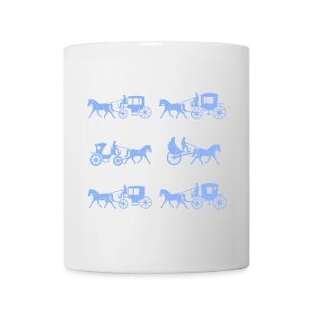 Kutsche Kutscher - Tasse - Weiß - Vorne