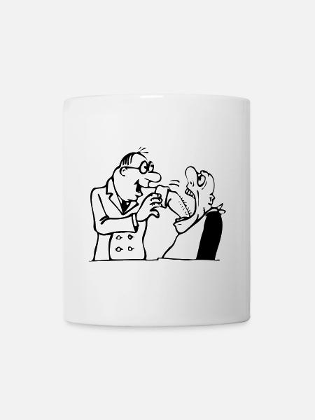 Brutaler Zahnarzt - Tasse - Weiß
