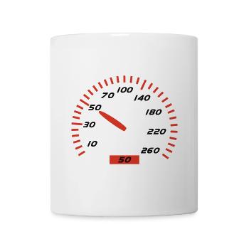 Anniversaire - 50e - Mug blanc - blanc - Devant