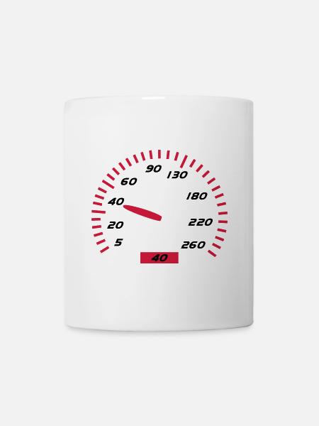 Anniversaire - 40e - Mug blanc - blanc