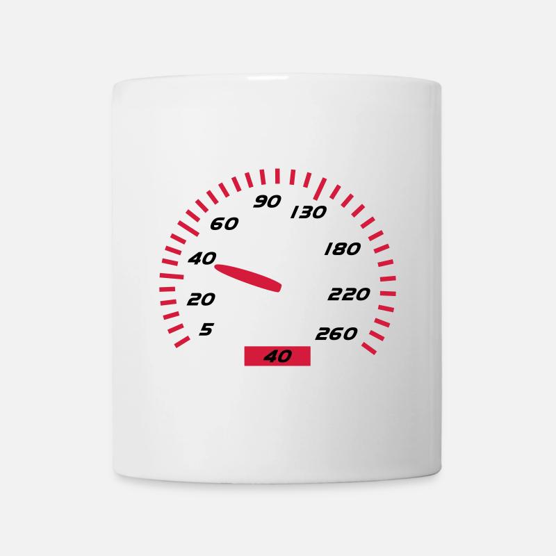 Anniversaire - 40e - Mug blanc - blanc