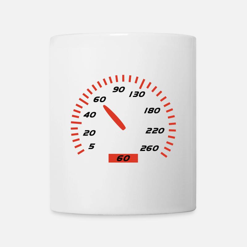 60. Geburtstag - Tasse - Weiß