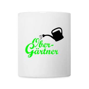 Obergärtner Giesskanne - Tasse - Weiß - Vorne