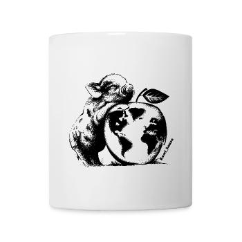 Schweinchen - Tasse - Weiß - Vorne