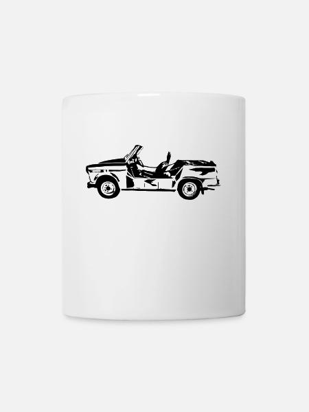 Kübel Tramp Trabi - Tasse - Weiß