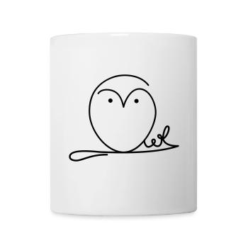 Owl signature - Mug - white - Front