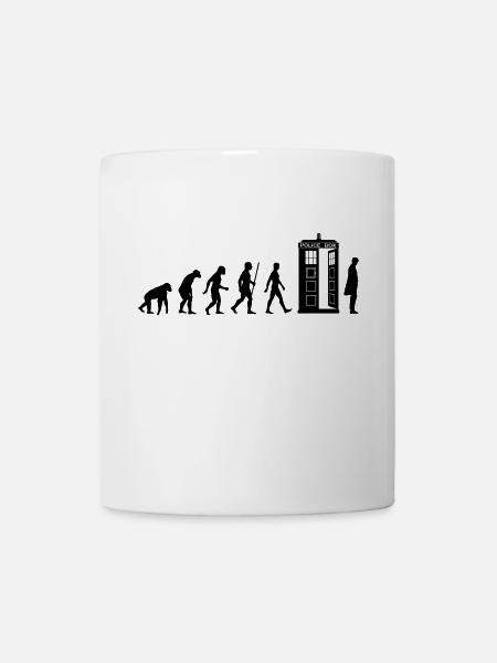 Evolution Tardis - Mug blanc - blanc