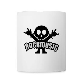 Rock Music Metal Sign Two Fingers - Tasse - Weiß - Vorne