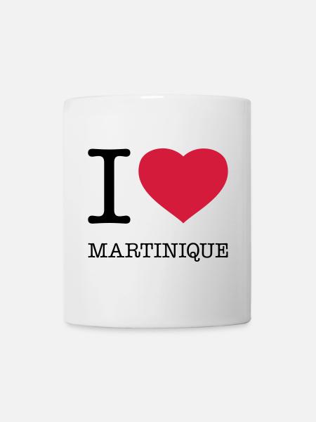 J’AIME LA MARTINIQUE - Mug blanc - blanc