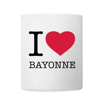 I LOVE BAYONNE France Frankreich - Mug blanc - blanc - Devant
