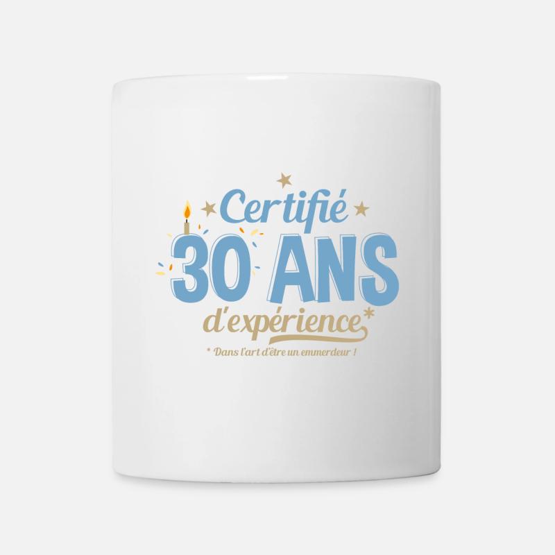 30 ans - Mug blanc - blanc