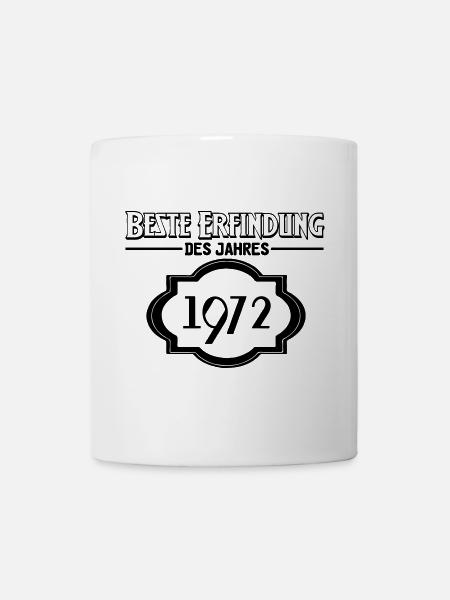 Beste Erfindung 1972 Geburtstag Geschenk - Tasse - Weiß